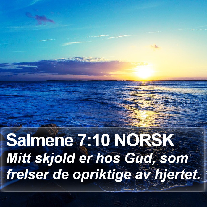 Salmene 7:10 NORSK Bible Study