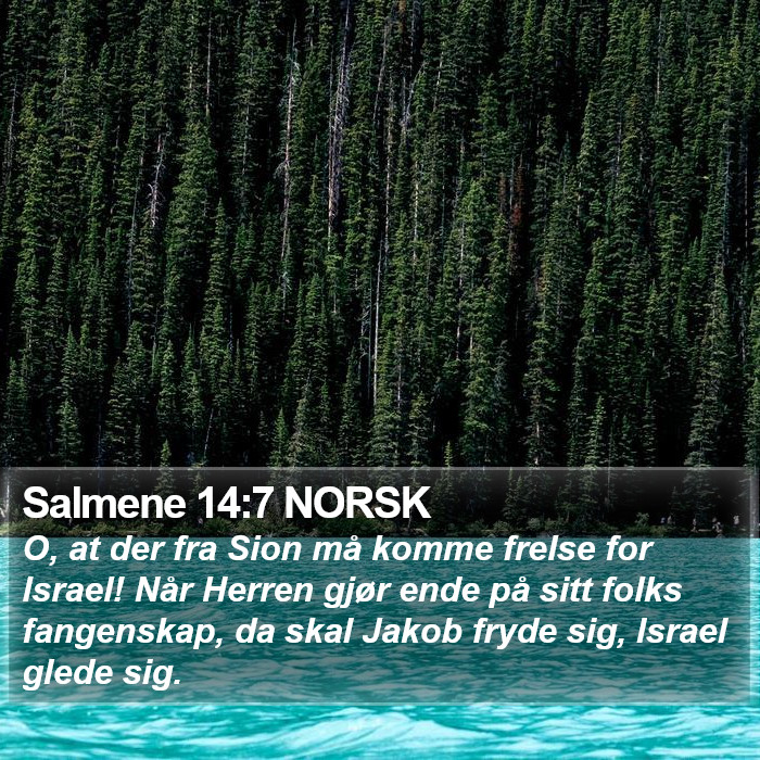 Salmene 14:7 NORSK Bible Study