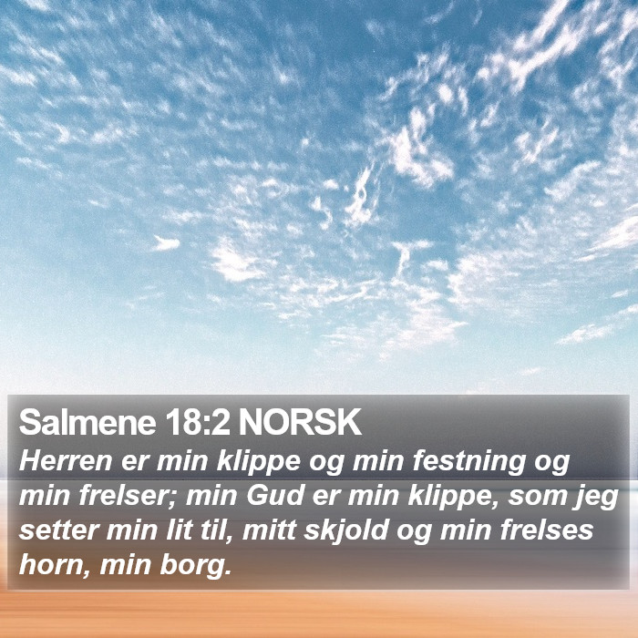 Salmene 18:2 NORSK Bible Study
