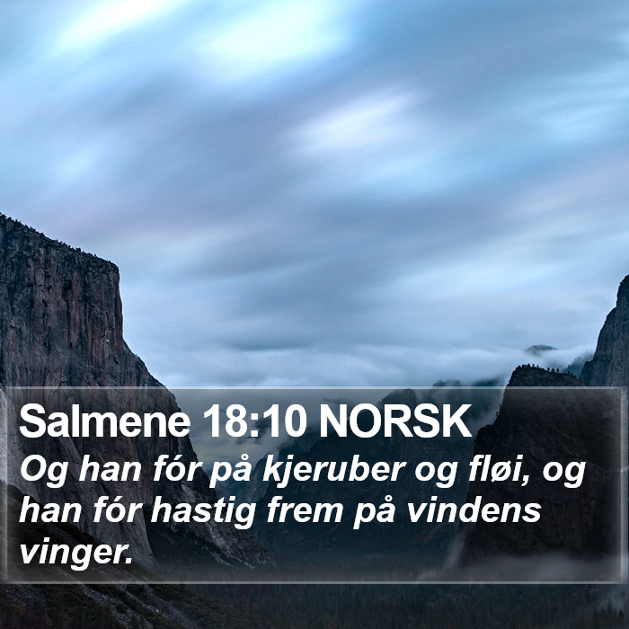 Salmene 18:10 NORSK Bible Study