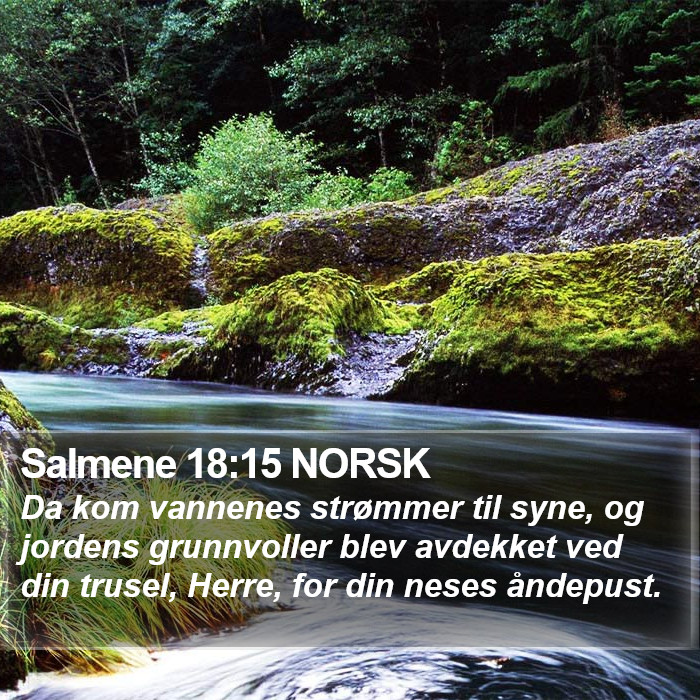 Salmene 18:15 NORSK Bible Study