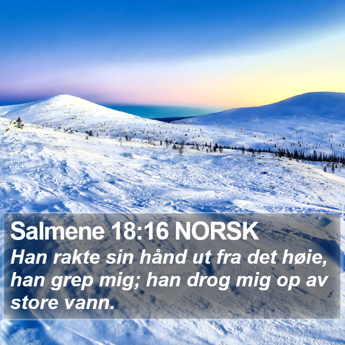 Salmene 18:16 NORSK Bible Study