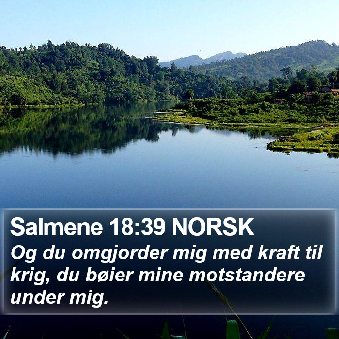 Salmene 18:39 NORSK Bible Study