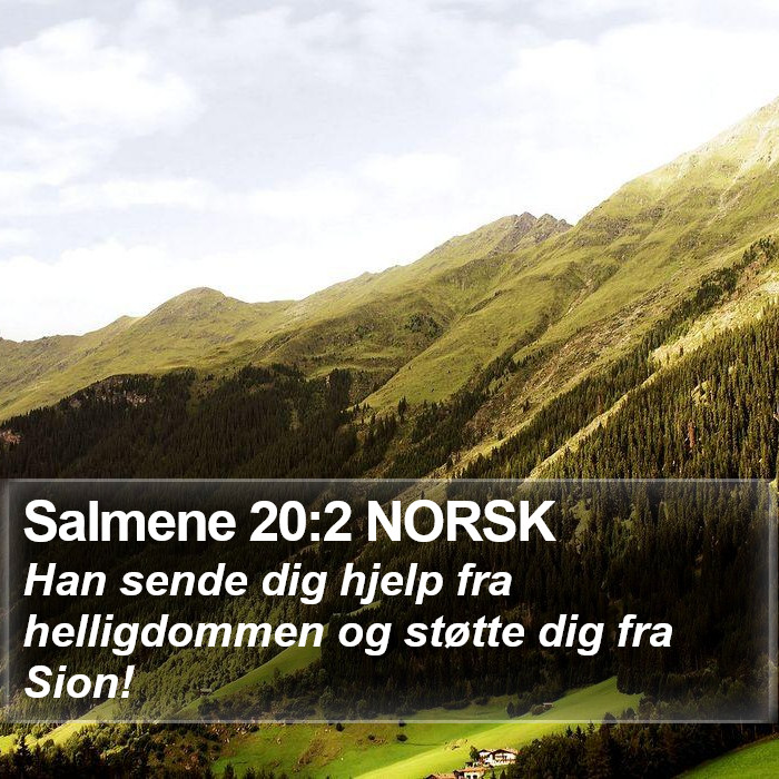 Salmene 20:2 NORSK Bible Study