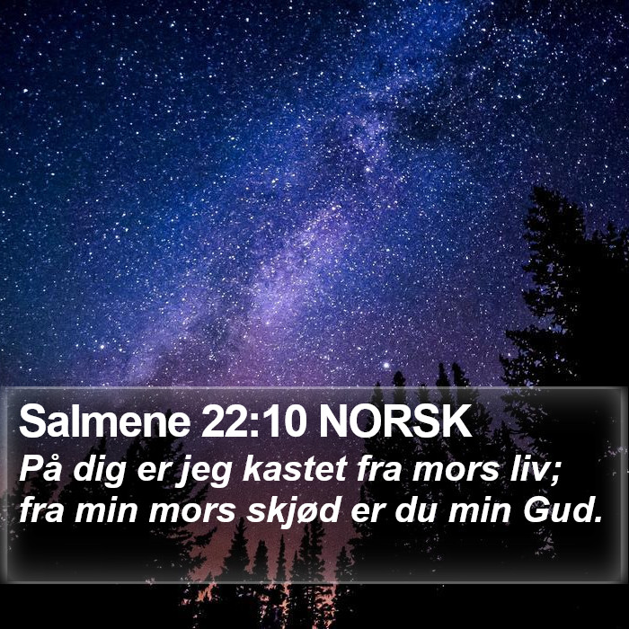 Salmene 22:10 NORSK Bible Study