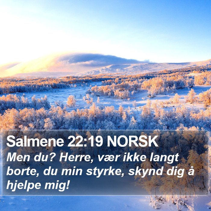 Salmene 22:19 NORSK Bible Study