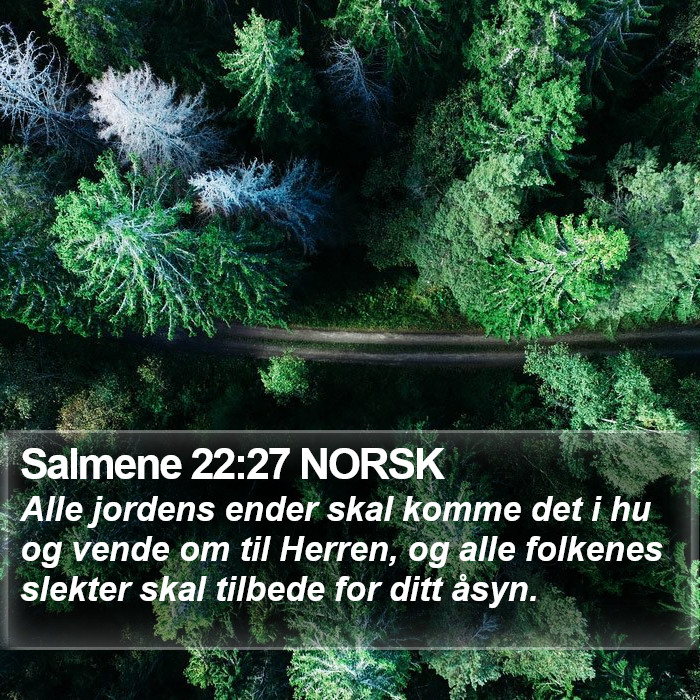 Salmene 22:27 NORSK Bible Study