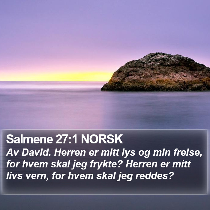 Salmene 27:1 NORSK Bible Study