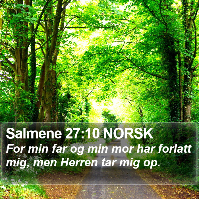 Salmene 27:10 NORSK Bible Study