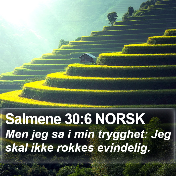 Salmene 30:6 NORSK Bible Study