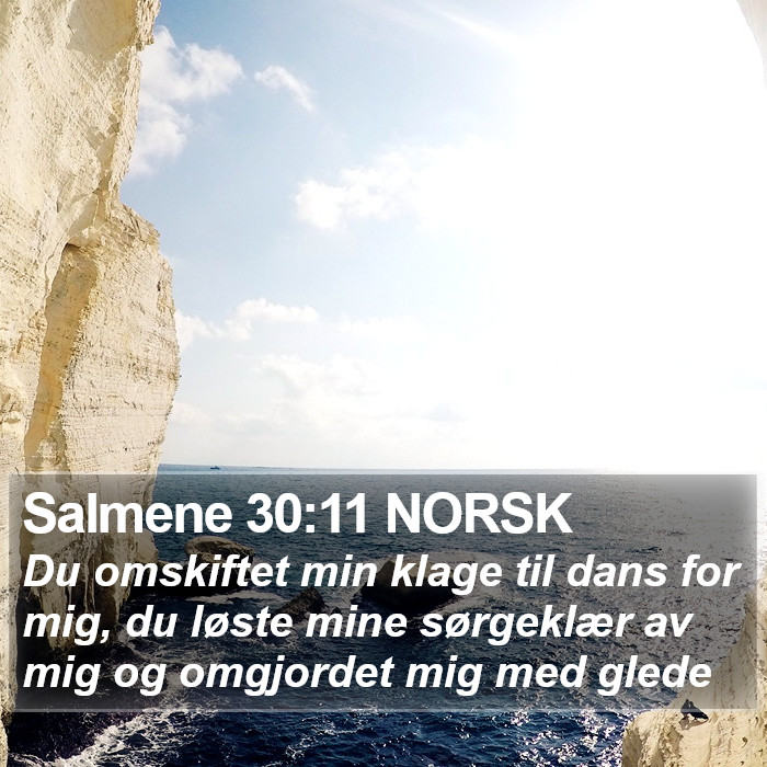 Salmene 30:11 NORSK Bible Study