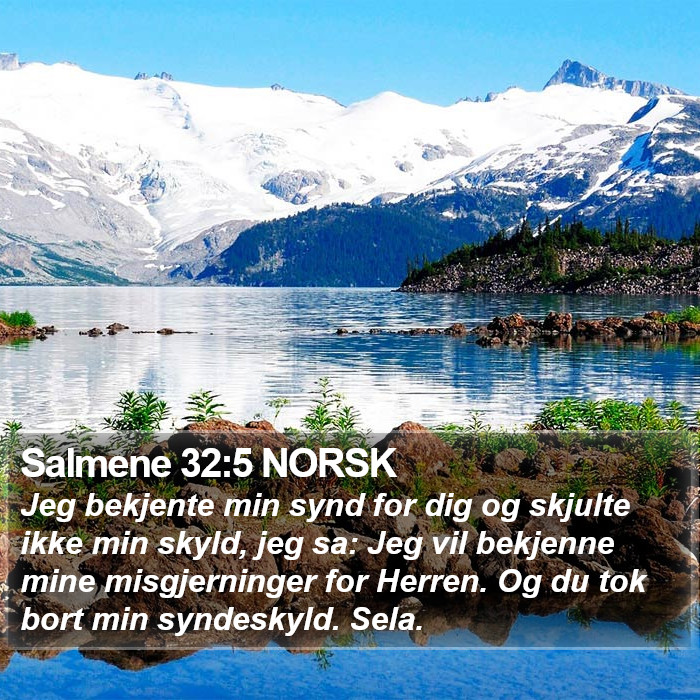 Salmene 32:5 NORSK Bible Study