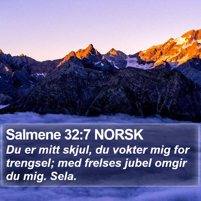 Salmene 32:7 NORSK Bible Study