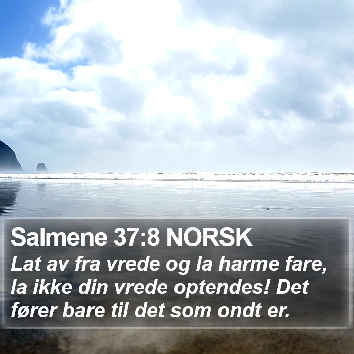Salmene 37:8 NORSK Bible Study