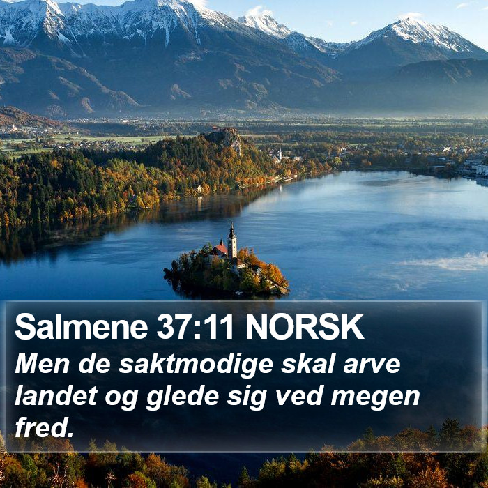 Salmene 37:11 NORSK Bible Study