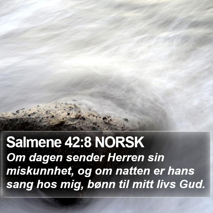 Salmene 42:8 NORSK Bible Study