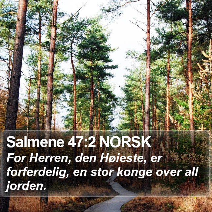 Salmene 47:2 NORSK Bible Study