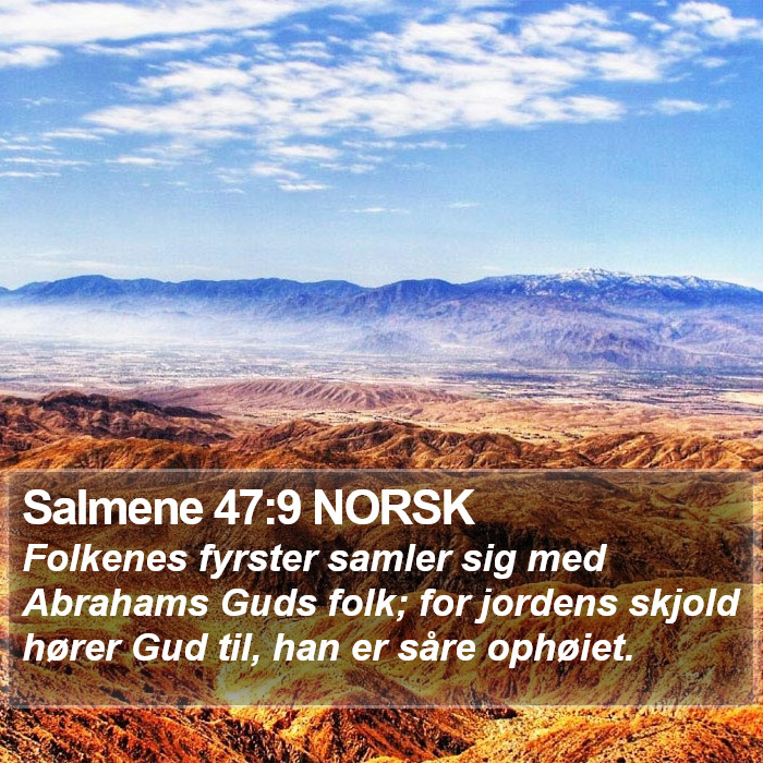 Salmene 47:9 NORSK Bible Study