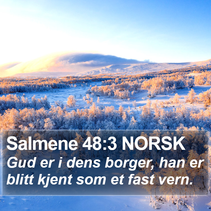 Salmene 48:3 NORSK Bible Study