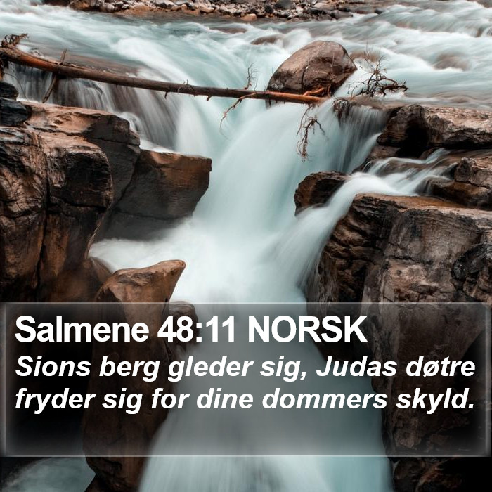Salmene 48:11 NORSK Bible Study