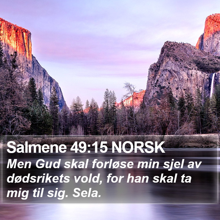 Salmene 49:15 NORSK Bible Study