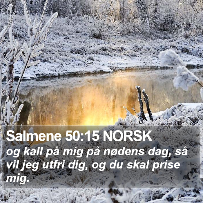 Salmene 50:15 NORSK Bible Study