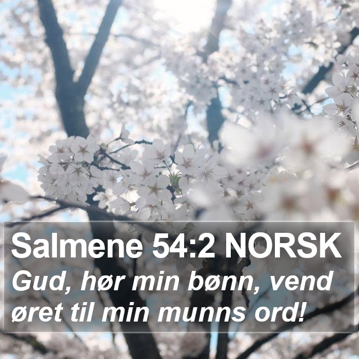 Salmene 54:2 NORSK Bible Study