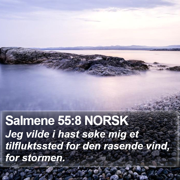 Salmene 55:8 NORSK Bible Study