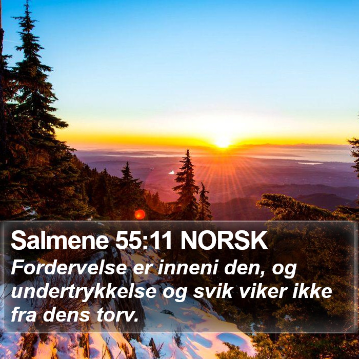 Salmene 55:11 NORSK Bible Study