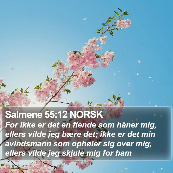 Salmene 55:12 NORSK Bible Study