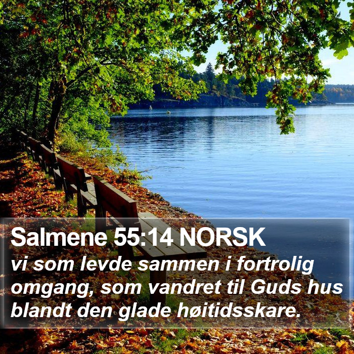 Salmene 55:14 NORSK Bible Study