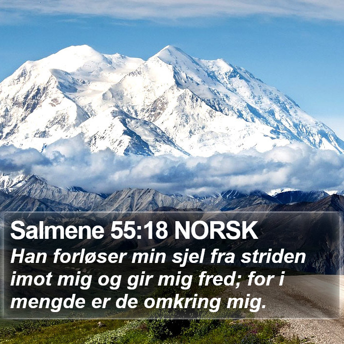 Salmene 55:18 NORSK Bible Study