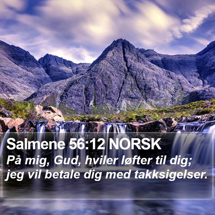 Salmene 56:12 NORSK Bible Study