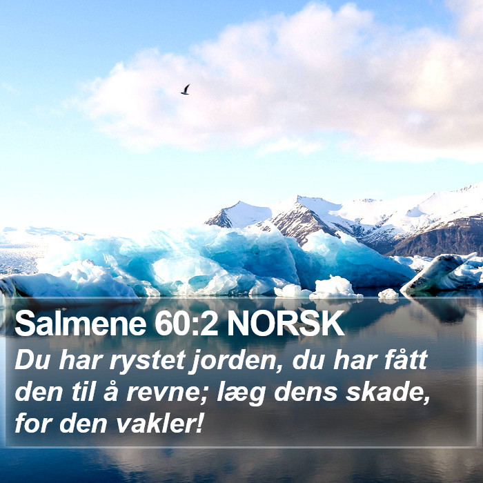 Salmene 60:2 NORSK Bible Study