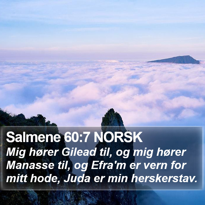 Salmene 60:7 NORSK Bible Study