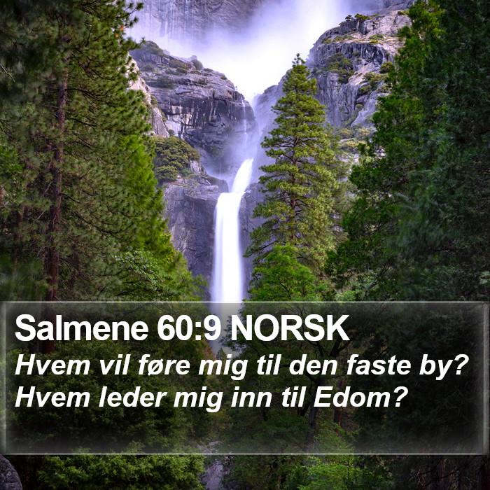 Salmene 60:9 NORSK Bible Study