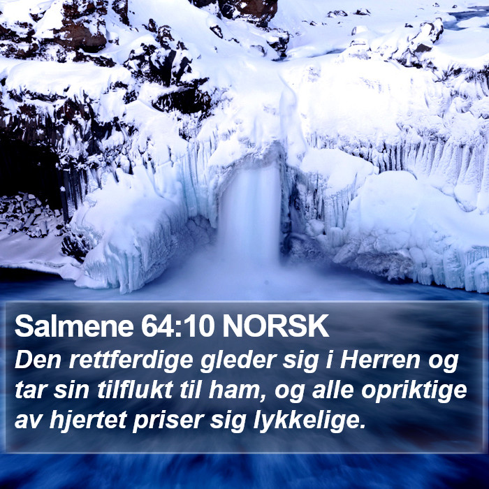 Salmene 64:10 NORSK Bible Study