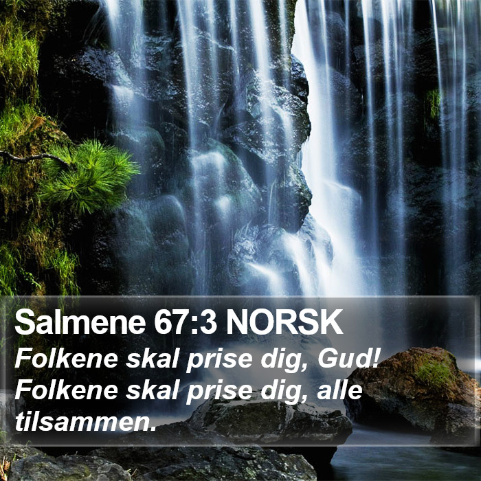 Salmene 67:3 NORSK Bible Study