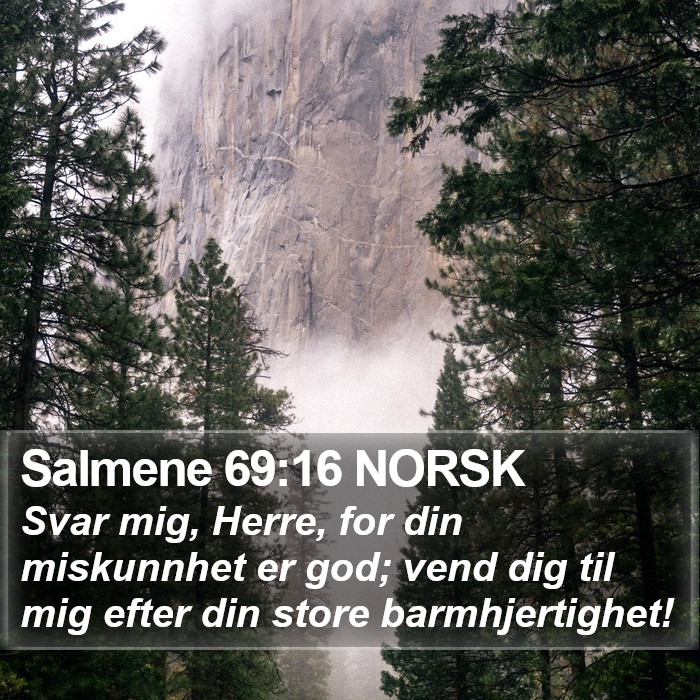 Salmene 69:16 NORSK Bible Study