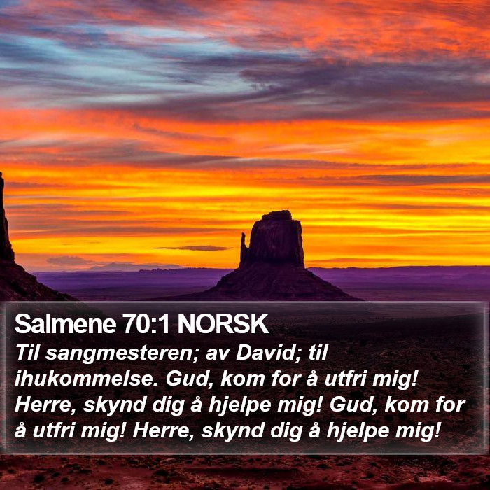 Salmene 70:1 NORSK Bible Study