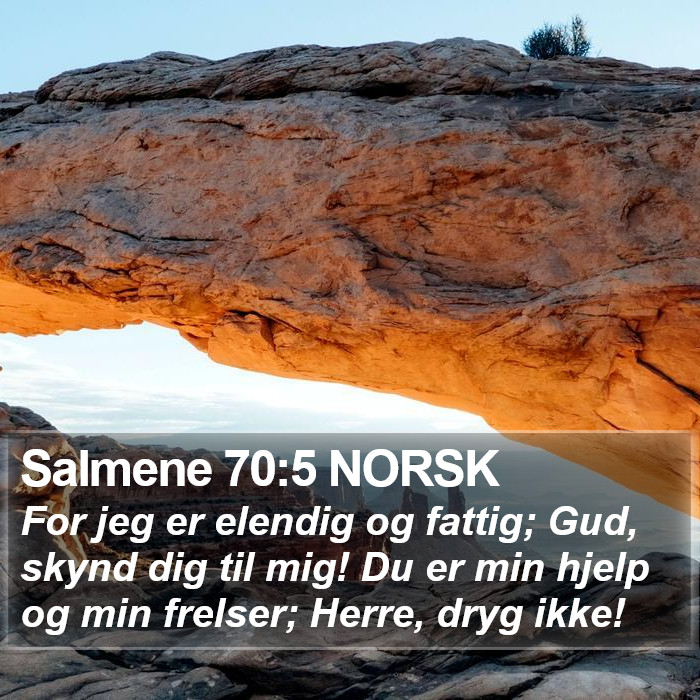 Salmene 70:5 NORSK Bible Study