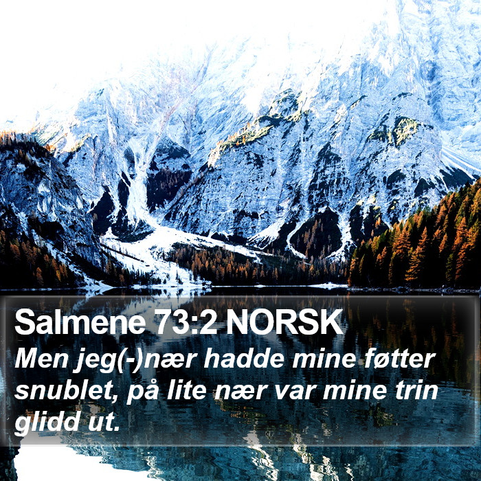 Salmene 73:2 NORSK Bible Study