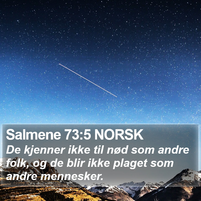 Salmene 73:5 NORSK Bible Study