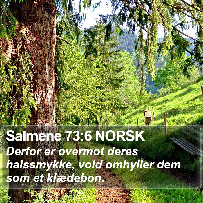 Salmene 73:6 NORSK Bible Study