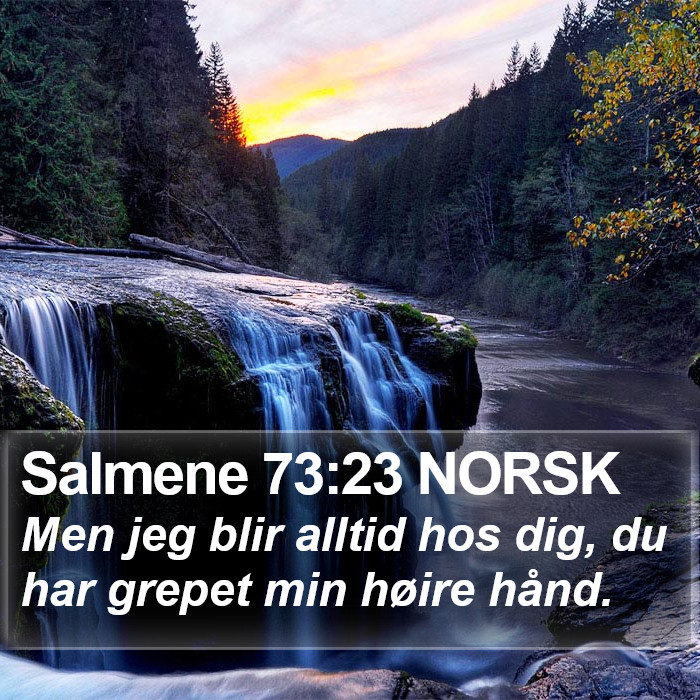 Salmene 73:23 NORSK Bible Study