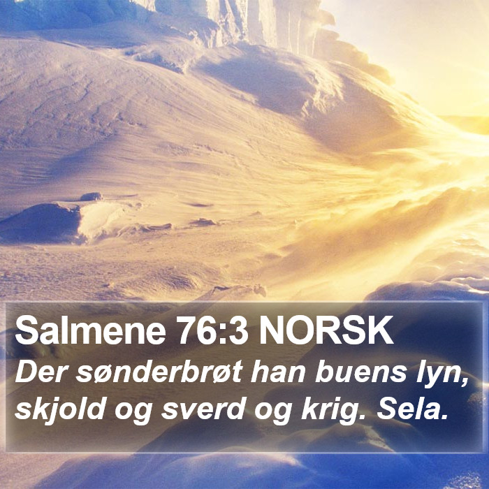 Salmene 76:3 NORSK Bible Study