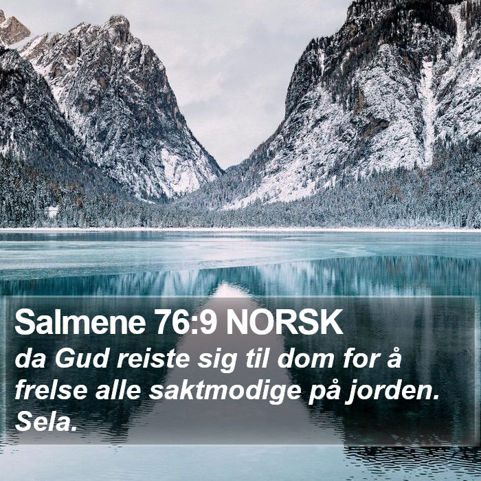 Salmene 76:9 NORSK Bible Study