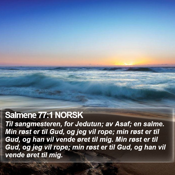 Salmene 77:1 NORSK Bible Study