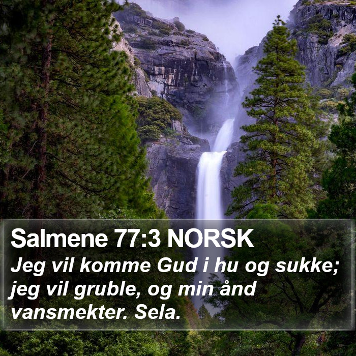 Salmene 77:3 NORSK Bible Study