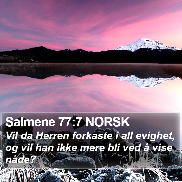 Salmene 77:7 NORSK Bible Study